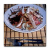 table setting - chicken salad tile