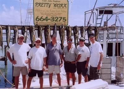 group of men fishing