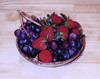 strawberries and grapes