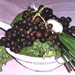 grapes, broccoli, mushrooms