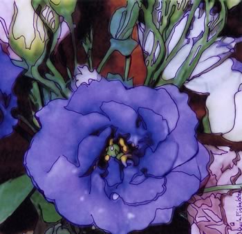 Lisianthus photo drawing 